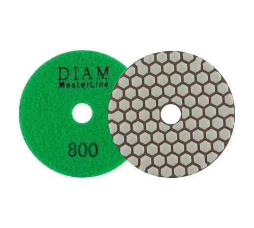 Алмазный гибкий шлифовальный круг DIAM 100*2,0 №800 серия Мастер (сухая) 000569