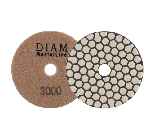 Алмазный гибкий шлифовальный круг DIAM 100*2,0 №3000 серия Мастер (сухая) 000571