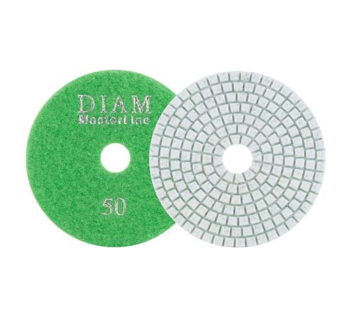 Алмазный гибкий шлифовальный круг DIAM 100*2,5 №50 серия Мастер (мокрая) 000574
