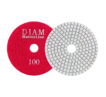 Алмазный гибкий шлифовальный круг DIAM 100*2,5 №100 серия Мастер (мокрая) 000575