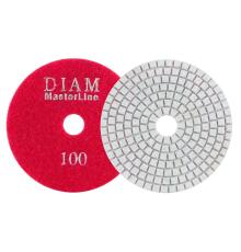 Алмазный гибкий шлифовальный круг DIAM 100*2,5 №100 серия Мастер (мокрая) 000575