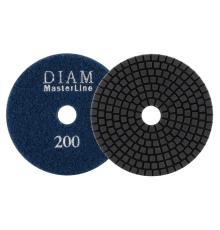 Алмазный гибкий шлифовальный круг DIAM 100*2,5 №200 серия Мастер (мокрая) 000576