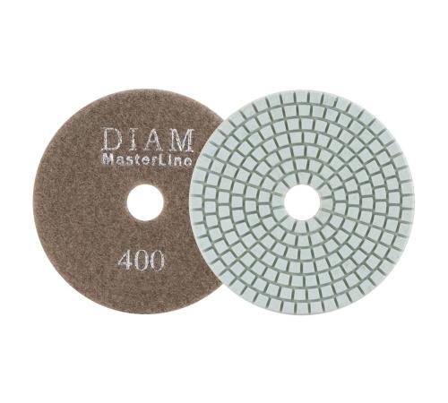 Алмазный гибкий шлифовальный круг DIAM 100*2,5 №400 серия Мастер (мокрая) 000577