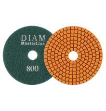 Алмазный гибкий шлифовальный круг DIAM 100*2,5 №800 серия Мастер (мокрая) 000578