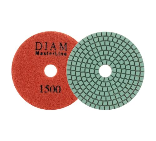 Алмазный гибкий шлифовальный круг DIAM 100*2,5 №1500 серия Мастер (мокрая) 000579