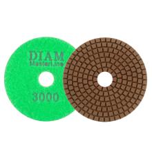 Алмазный гибкий шлифовальный круг DIAM 100*2,5 №3000 серия Мастер (мокрая) 000580