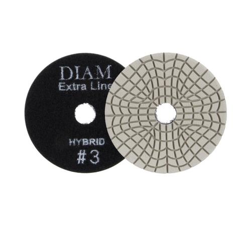 Алмазный гибкий шлифовальный круг DIAM STEP-3 Экстра Гибрид 3 000688