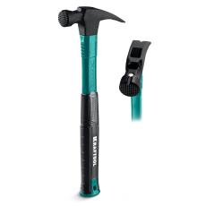 KRAFTOOL X-FORCE 450 г, столярный молоток-гвоздодёр (20265-45)