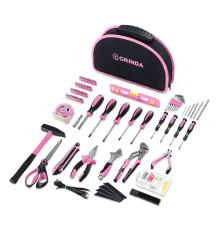 GRINDA Pink Tools 165 предм, универсальный набор инструмента (22109)
