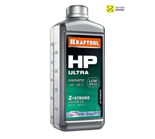 KRAFTOOL HP Ultra, 1 л, cинтетическое масло для 2-тактных двигателей (41501-1)