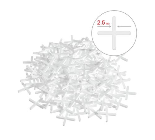 STAYER 2.5 мм, 200 шт, крестики для плитки (3380-2,5)
