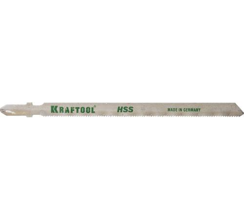 KRAFTOOL T318A, EU-хвост., по металлу HSS, шаг 1.2 мм, 110 мм, 2 шт, полотна для лобзика (159552-1.2)