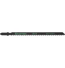 KRAFTOOL T244D, EU-хвост., по дереву, фигурный рез, шаг 4 мм, 75 мм, 2 шт, полотна для лобзика (159523-4)