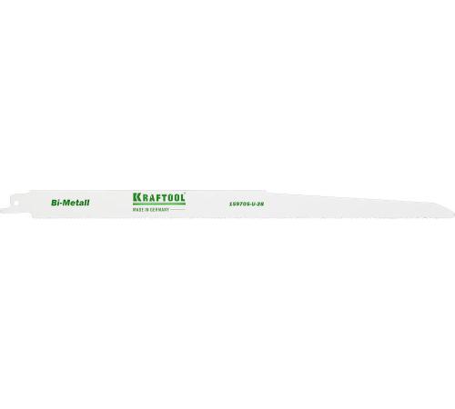 KRAFTOOL S1222VF, по дереву и металлу, Bi-Met, шаг 1.8-2.5 мм, 280 мм, полотно для сабельной пилы (159705-U-28)