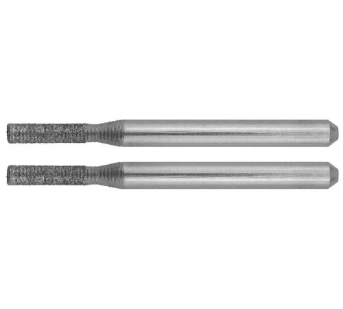 ЗУБР 2 шт, 2.33 x 10.0 x 3.2 x 38 мм, набор алмазных мини-шарошек (35921)