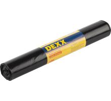DEXX 120 л, 10 шт, черные, мусорные мешки (39151-120)