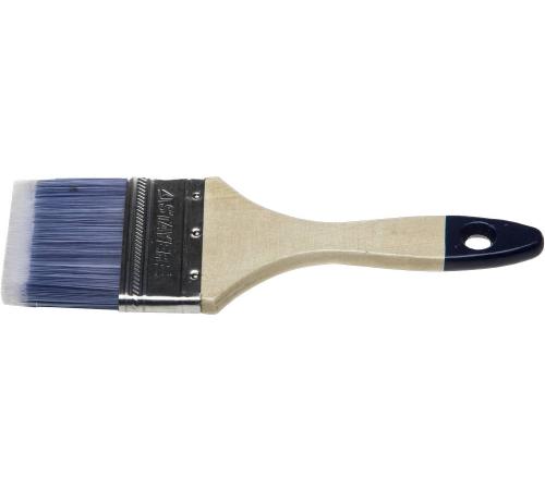 STAYER AQUA, 75 мм, 3″, искусственная щетина, деревянная ручка, для воднодисперсионных и акриловых ЛКМ, плоская кисть (01032-075)