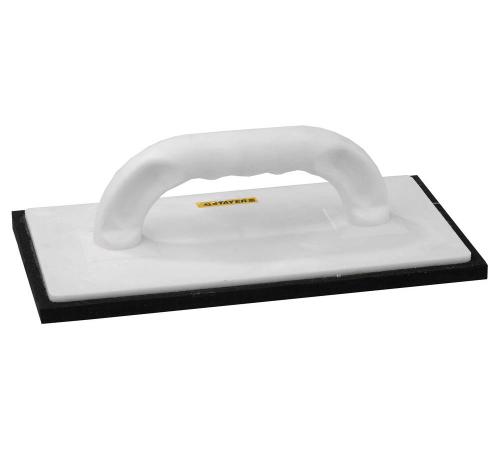 STAYER 130 x 280 мм, с резиновым покрытием 10 мм, пластмассовая, терочная доска, Professional (0815-1)