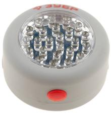 ЗУБР 28 LED, крючок для подвеса, магнит, светодиодный фонарь (61812)