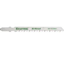 KRAFTOOL T144DF, EU-хвост., по дереву Bi-Met, шаг 4 мм, 75 мм, 2 шт, полотна для лобзика (159520-4)