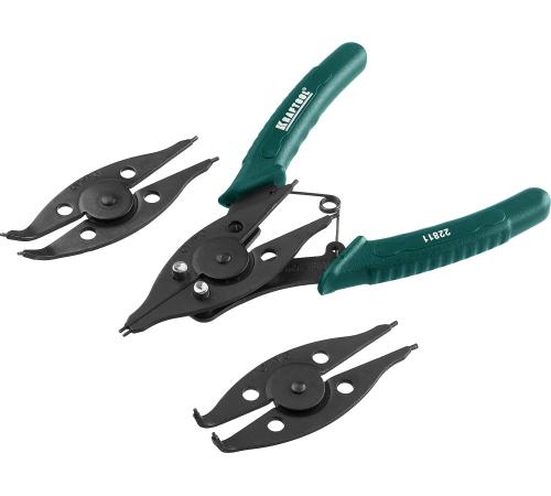 KRAFTOOL Universal 6-in-1, внешний/внутренний, съемник стопорных колец (22811)