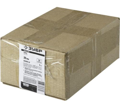 ЗУБР DIN 125А, 20 мм, цинк, 5 кг, шайба (303800-20)