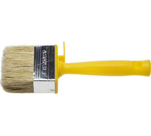 STAYER Universal MINI, 3 х 7 см, светлая натуральная щетина, пластмассовый корпус, все виды ЛКМ, макловица, Professional (0182-07)