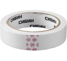 СИБИН 25 мм х 25 м, креповая, малярная лента (12111-25)