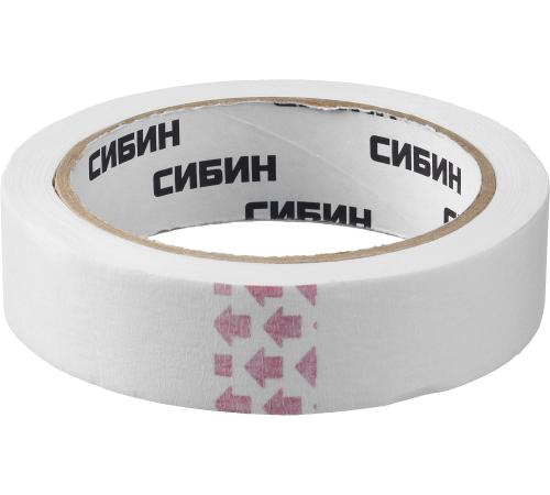 СИБИН 25 мм х 25 м, креповая, малярная лента (12111-25)