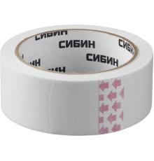 СИБИН 38 мм х 25 м, креповая, малярная лента (12111-38)