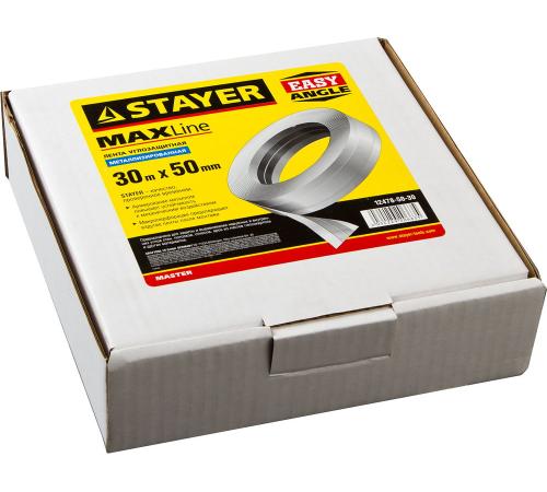 STAYER 50 мм х 30 м, углозащитная, металлизированная лента (12478-50-30)