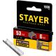 STAYER скобы тип 53 (A/10/JT21), 6 мм, калибр 23GA. 1000 шт. (3159-06)