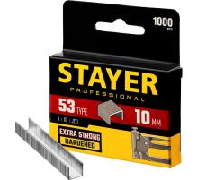 STAYER скобы тип 53 (A/10/JT21), 10 мм, калибр 23GA. 1000 шт. (3159-10)