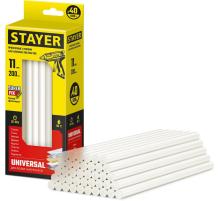 STAYER Universal, 11 х 200 мм, 40 шт, универсальные клеевые стержни, Professional (2-06821-T-S40)