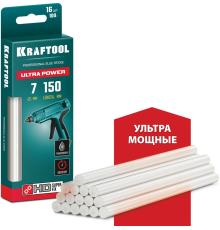KRAFTOOL Ultra Power, 7 х 150 мм, 16 шт, прозрачные, ультрамощные клеевые стержни (06837-16)