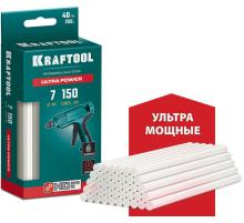 KRAFTOOL Ultra Power, 7 х 150 мм, 40 шт, прозрачные, ультрамощные клеевые стержни (06837-40)
