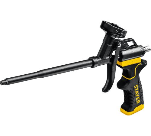 STAYER Black PRO, тефлоновый пистолет для монтажной пены, Professional (06862)