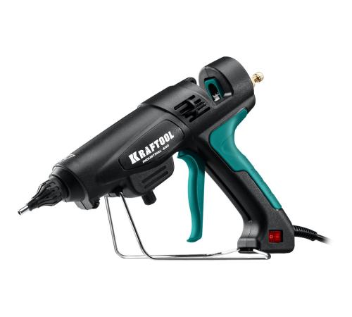 KRAFTOOL Industrial 400, d 11 - 12 мм, 50 г/мин, 130 - 230°C, электрический термоклеевой пистолет (06843-300-12)