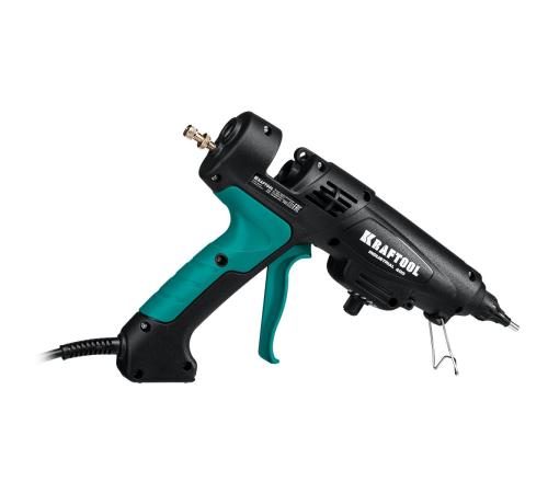 KRAFTOOL Industrial 400, d 11 - 12 мм, 50 г/мин, 130 - 230°C, электрический термоклеевой пистолет (06843-300-12)
