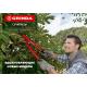 GRINDA W-700, длина 700 мм, закаленные лезвия, рукоятки из дерева высшего сорта, плоскостной сучкорез (40232)