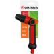 GRINDA N-R, плавная регулировка, двухкомпонентный, поливочный пистолет (8-427189)