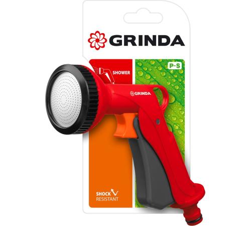 GRINDA P-S, душевой, курок спереди, пластиковый, поливочный пистолет (8-427365)