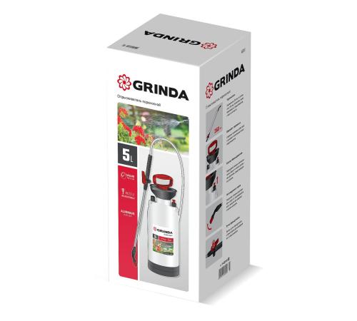 GRINDA TS-5, 5 л, широкая горловина, устойчивое днище, переносной опрыскиватель (8-425115)