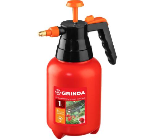 GRINDA PS-1, объем 1 л, ручной, колба из высокопрочного полиэтилена, помповый опрыскиватель (8-425057)