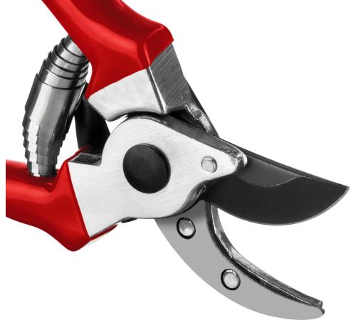 GRINDA G-44, 152 мм, закаленные лезвия, тефлоновое покрытие, алюминиевые рукоятки, виниловое покрытие, плоскостной мини-секатор (8-423000)