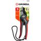 GRINDA G-28, 205 мм, углеродистая сталь, закаленные лезвия, тефлоновое покрытие, двухкомпонентные рукоятки, контактный секатор (8-423203)