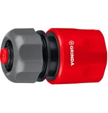 GRINDA GC-12A, 1/2″, с автостопом, для шланга, быстросъемный соединитель (8-426329)