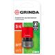 GRINDA GC-34A, 3/4″, с автостопом, для шланга, быстросъемный соединитель (8-426330)