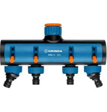 GRINDA TS-4, 3/4″ - 1″, четырехканальный, с внутренней резьбой, поливочные распределители, PROLine (8-426313)