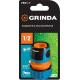 GRINDA TC-12, 1/2″, пластиковый с покрытием TPR, для шланга, быстросъемный соединитель, PROLine (8-426425)